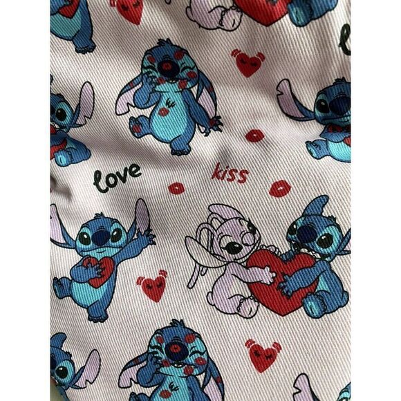 2 Pack Disney Stitch And Angel Valentine's Day Mini Oven Mitts Pink Love Kiss - Picture 4 of 14